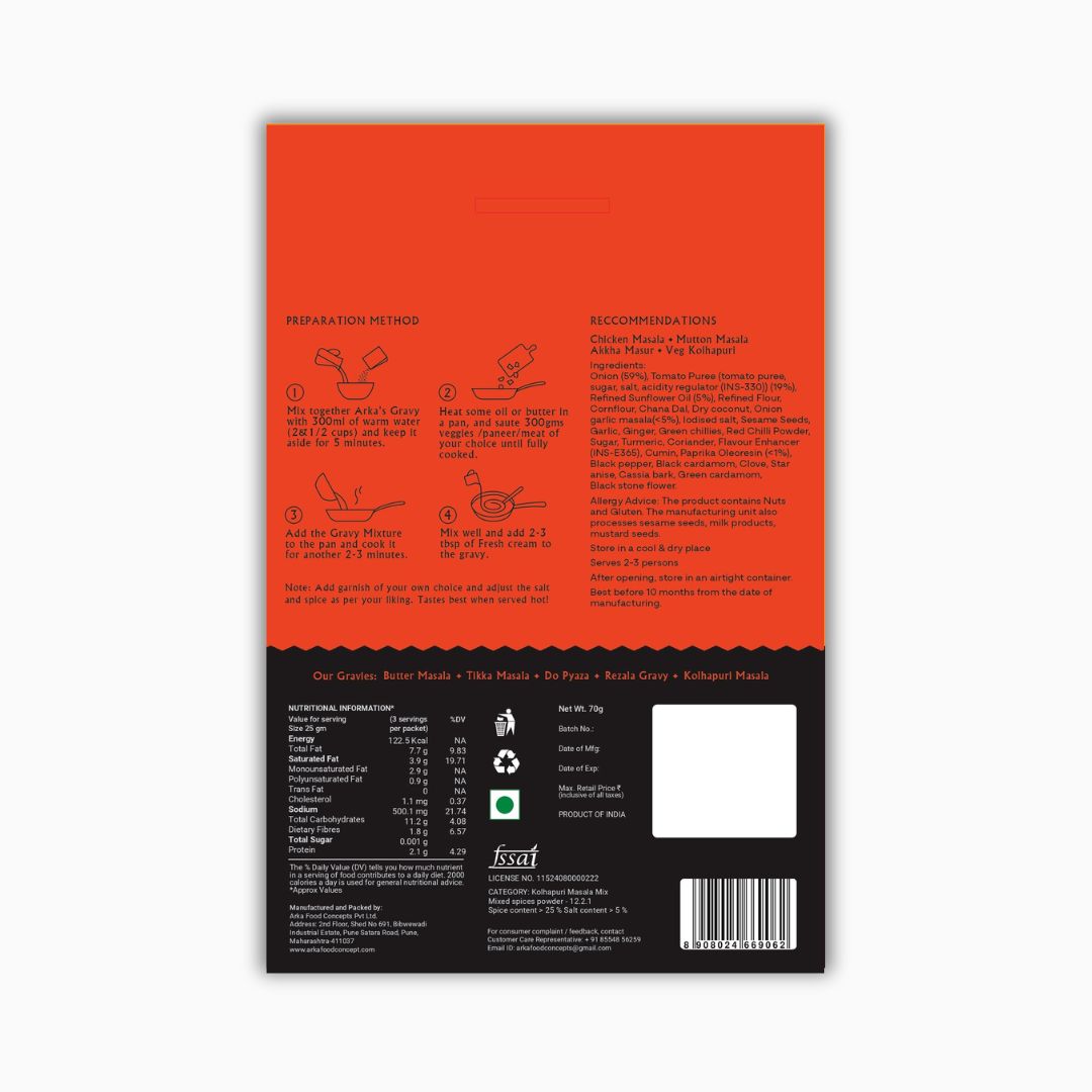 Kolhapuri Masala Gravy